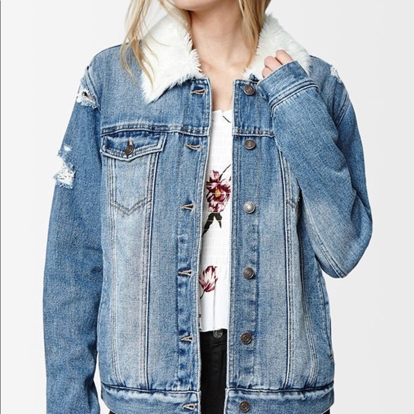 warm jean jacket